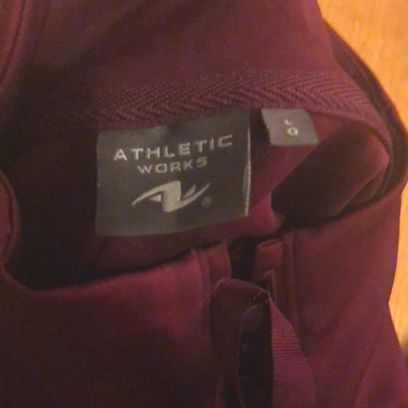 Wine red athletic works hoodie - Picture 3 of 3